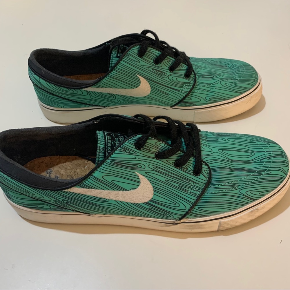 Nike SB Zoom Stefan Janoski Wood Grain Mint shoes